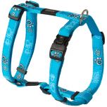 Rogz Turquoise Paw Dog Harness