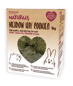 Rosewood Naturals Meadow Hay Cookies Small Animal Food 1kg