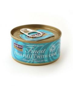 Fish4Cats Finest Tuna Fillet with Crab Wet Cat Food 70g