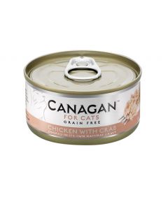 Canagan Chicken with Crab Wet Cat Food 75g Tin