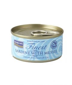 Fish4Cats Finest Sardine with Mussel Wet Cat Food 70g