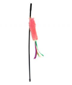 Flamingo Rod Soft Plush Wand Cat Toy