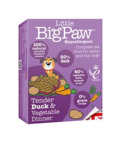 Little Big Paw Tender Duck & Vegetable Dinner Wet Dog Food 150g