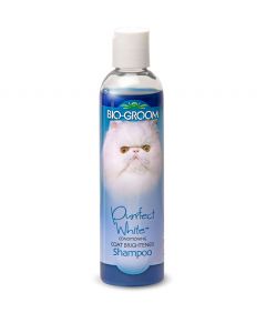 Bio Groom Purrfect White Conditioning Coat Brightener Cat Shampoo 8oz