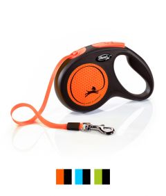 Flexi New Neon Tape Retractable Dog Leash