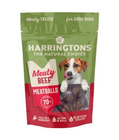Harringtons Beef Meatballs High Meat Dog Treats 70g