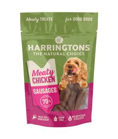 Harringtons Chicken Sausage High Meat Dog Treats 70g
