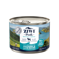 ZiwiPeak Mackerel & Lamb Recipe Wet Dog Food 390g