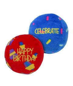 Kong Occasions Birthday Balls Dog Toy 2pk