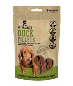 Rosewood Natural Eats Duck Fillets Dog Treats 80g