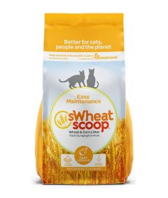 sWheat Scoop Wheat & Corn Blend Natural Easy Maintenance Fast Clumping Cat Litter