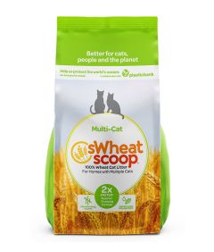 sWheat Scoop Multi-Cat All Natural Wheat Superior Fast Clumping Cat Litter