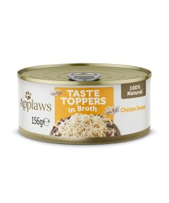 Applaws Taste Toppers in Broth Chicken Wet Dog Food 156g Tin